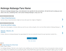 Tablet Screenshot of mulengamubangafans.blogspot.com