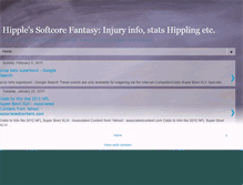 Tablet Screenshot of hipplesfantasyinjuryinfostatsetc.blogspot.com