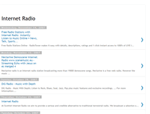 Tablet Screenshot of internetradiostations.blogspot.com