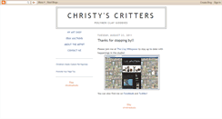 Desktop Screenshot of christys-critters.blogspot.com