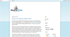 Desktop Screenshot of mosthostblog.blogspot.com