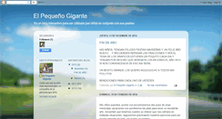 Desktop Screenshot of elpequegigante.blogspot.com