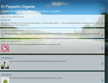 Tablet Screenshot of elpequegigante.blogspot.com