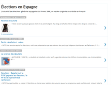 Tablet Screenshot of electionsenespagne.blogspot.com