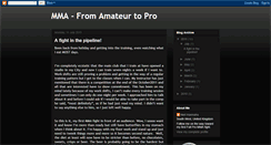 Desktop Screenshot of mmaprospectsuk.blogspot.com