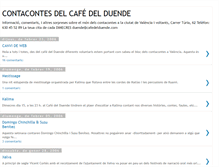 Tablet Screenshot of contacontescafedelduende.blogspot.com