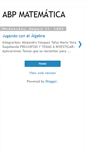 Mobile Screenshot of jugandoalgebra.blogspot.com