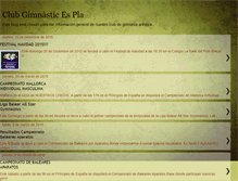 Tablet Screenshot of clubgimnasticespla.blogspot.com