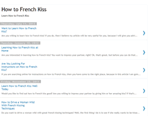 Tablet Screenshot of how-to-frenchkiss.blogspot.com