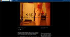 Desktop Screenshot of cantstoprightnow.blogspot.com