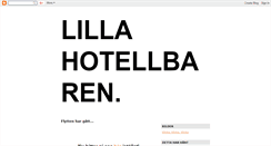 Desktop Screenshot of lillahotellbaren.blogspot.com