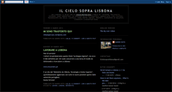 Desktop Screenshot of ilcielosopralisbona.blogspot.com