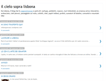 Tablet Screenshot of ilcielosopralisbona.blogspot.com