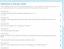 Tablet Screenshot of gauravgyan.blogspot.com