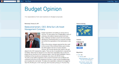 Desktop Screenshot of budget-opinion.blogspot.com