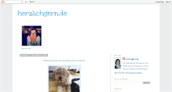 Desktop Screenshot of herzlichgern.blogspot.com