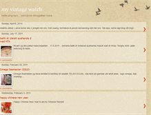 Tablet Screenshot of myvintagewatch.blogspot.com