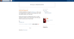 Desktop Screenshot of niledesigns.blogspot.com