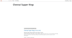 Desktop Screenshot of chennaisupperkings.blogspot.com