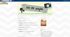 Desktop Screenshot of livelifeplayful.blogspot.com