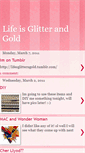 Mobile Screenshot of lifesglitterngold.blogspot.com