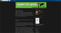 Desktop Screenshot of amandaslifegermany.blogspot.com