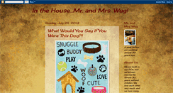 Desktop Screenshot of inthehousemrandmrswug.blogspot.com