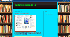 Desktop Screenshot of nitdgptelecom2012.blogspot.com