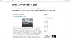 Desktop Screenshot of lindagoveministries.blogspot.com