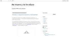 Desktop Screenshot of memueroynoteeduco.blogspot.com
