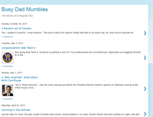 Tablet Screenshot of busydadmumbles.blogspot.com