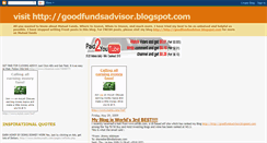 Desktop Screenshot of goodfundadvisor.blogspot.com