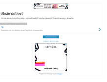 Tablet Screenshot of akcieonline.blogspot.com