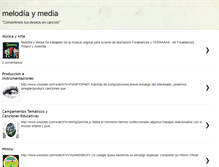 Tablet Screenshot of melodiaymedia.blogspot.com