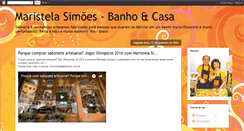 Desktop Screenshot of maristelasimoes.blogspot.com