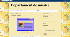 Desktop Screenshot of departamentmusicabellreguard.blogspot.com