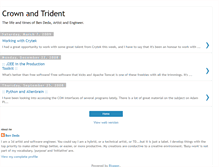 Tablet Screenshot of crownandtrident.blogspot.com