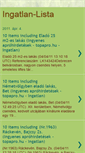 Mobile Screenshot of ingatlan-lista.blogspot.com