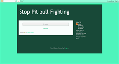 Desktop Screenshot of pitbullawareness.blogspot.com