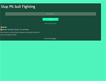 Tablet Screenshot of pitbullawareness.blogspot.com