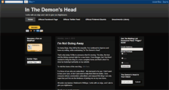 Desktop Screenshot of inthedemonshead.blogspot.com