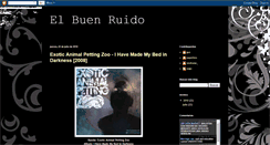 Desktop Screenshot of elbuenruido.blogspot.com