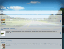 Tablet Screenshot of makeaheadmeals.blogspot.com