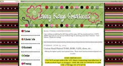 Desktop Screenshot of laceykayecreations.blogspot.com