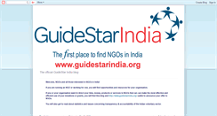 Desktop Screenshot of guidestarindia.blogspot.com