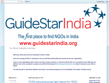 Tablet Screenshot of guidestarindia.blogspot.com