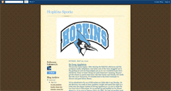 Desktop Screenshot of hopkinssports.blogspot.com