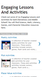 Mobile Screenshot of engaginglessonsandactivities.blogspot.com