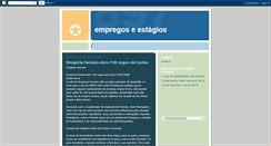 Desktop Screenshot of estagioseempregosja.blogspot.com