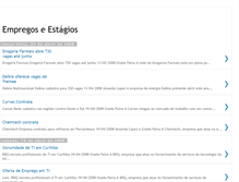 Tablet Screenshot of estagioseempregosja.blogspot.com